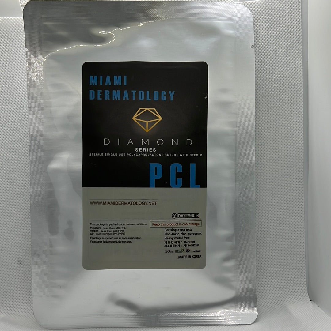 PCL Mono Thread (SHARP) 29G, 38MM - 10pcs - Brand MiamiDermatology.net - Facial Lifting PDO Threads / PCL Threads